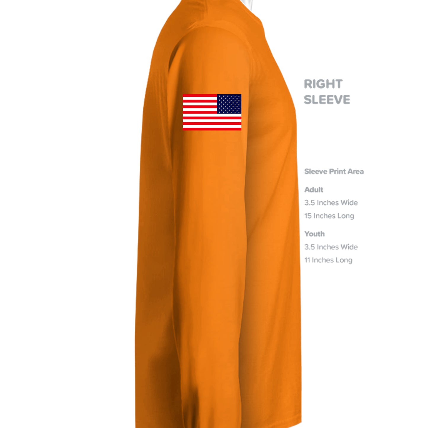 SAFETY ORANGE - N3165 - SLEEVE_RIGHT