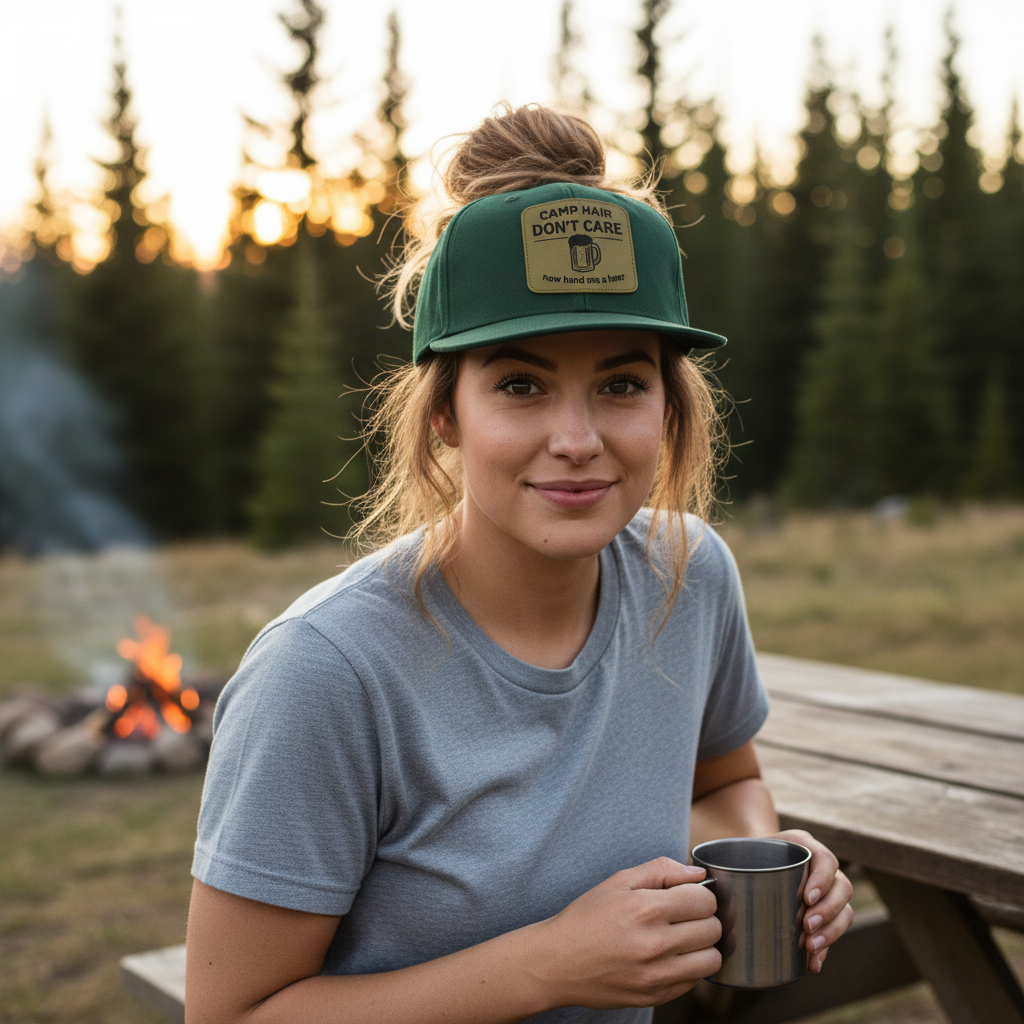 Camp Hair Don’t Care Trucker Hat