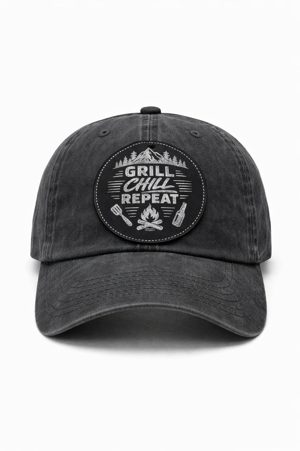 Grill Chill Repeat Vintage Dad Hat