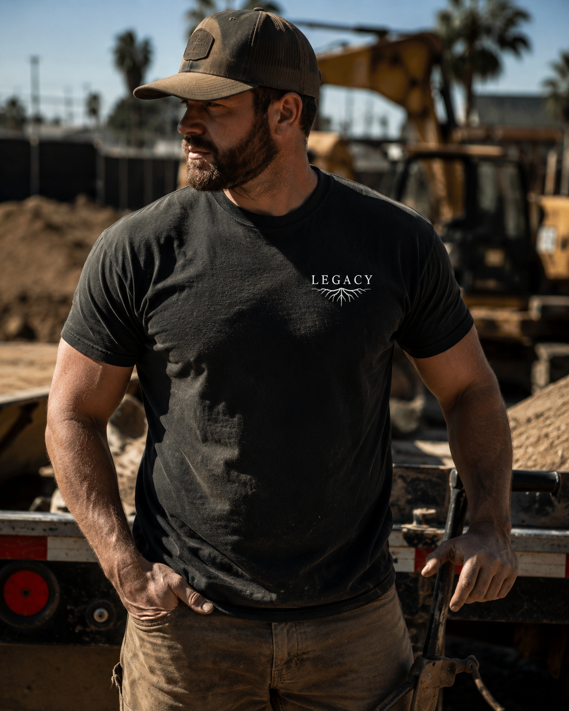 Steel Toes. Strong Will.  Premium Graphic Work Shirt