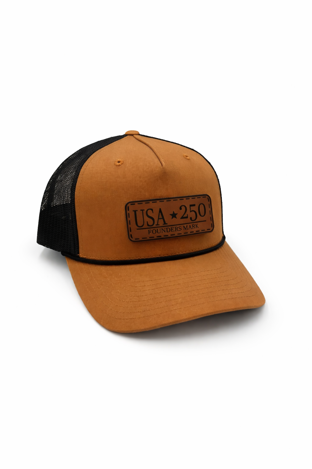 USA 250 – Founders Mark Leather Patch Hat