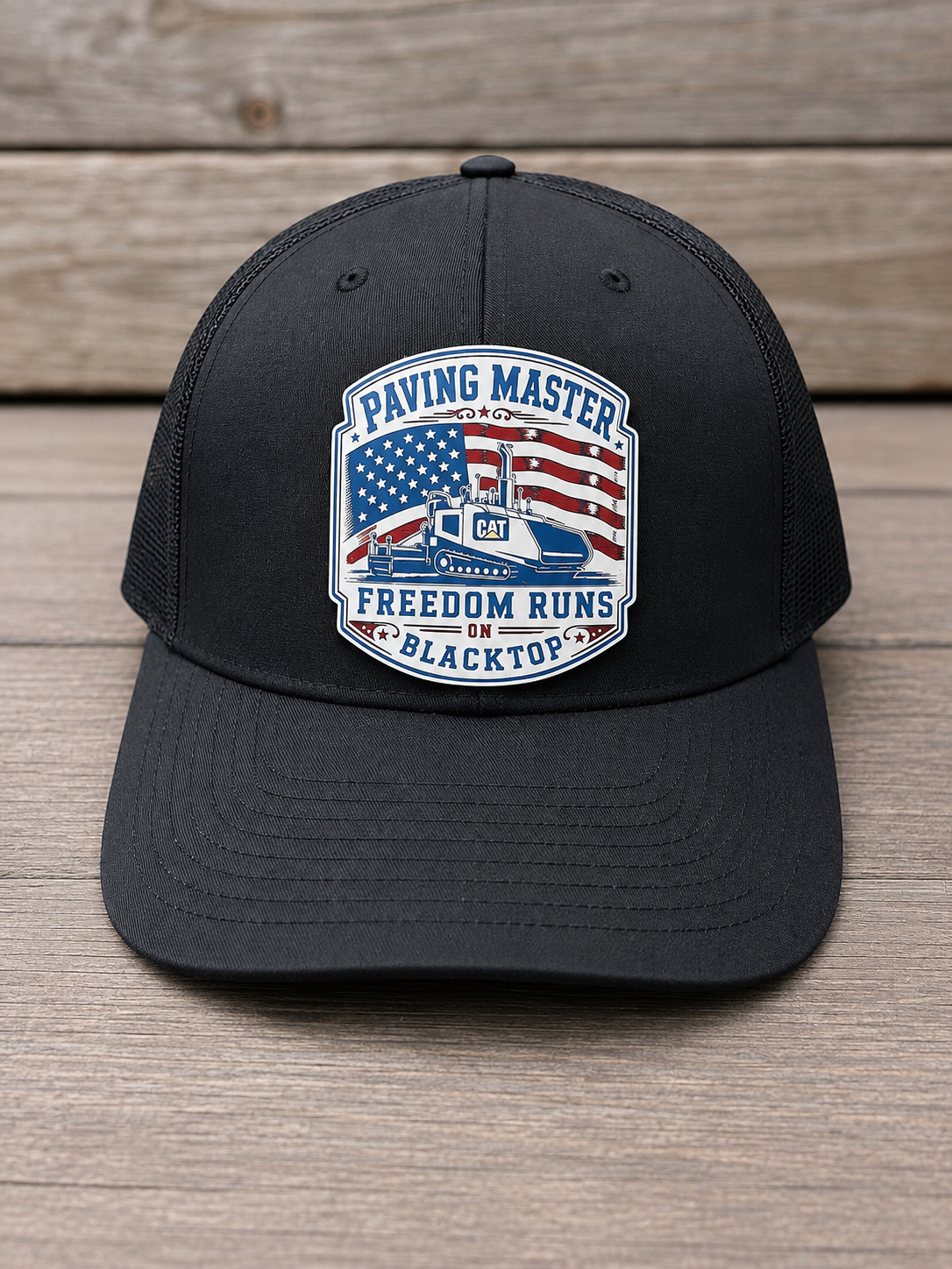 Paving Master – Freedom Runs on Blacktop | Richardson 112 Trucker Hat