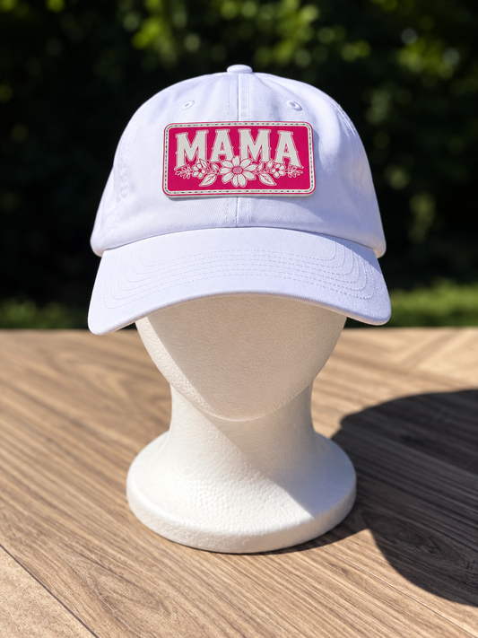 Mama Floral Dad Hat