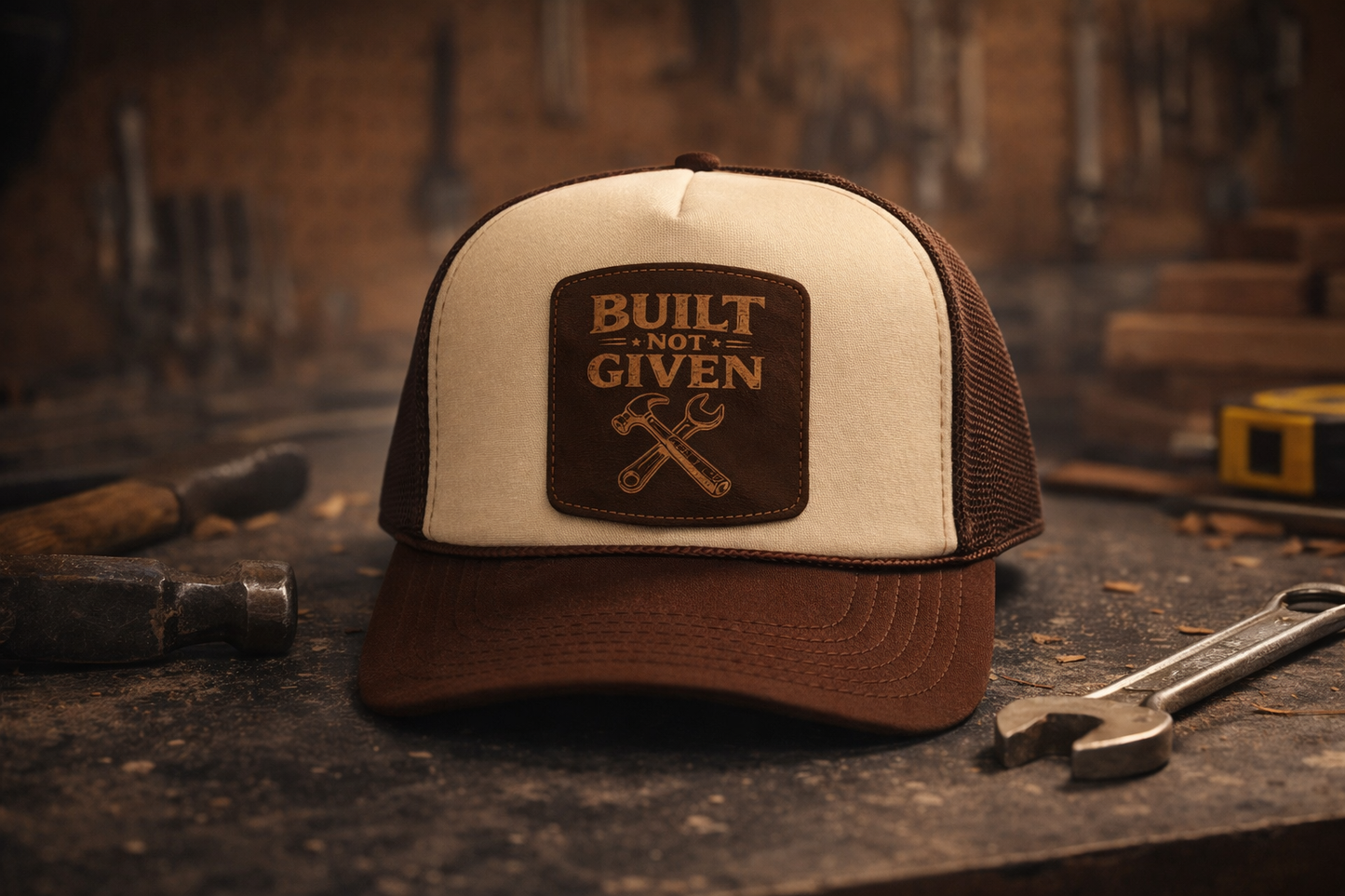 Built Not Given Premium Trucker Hat