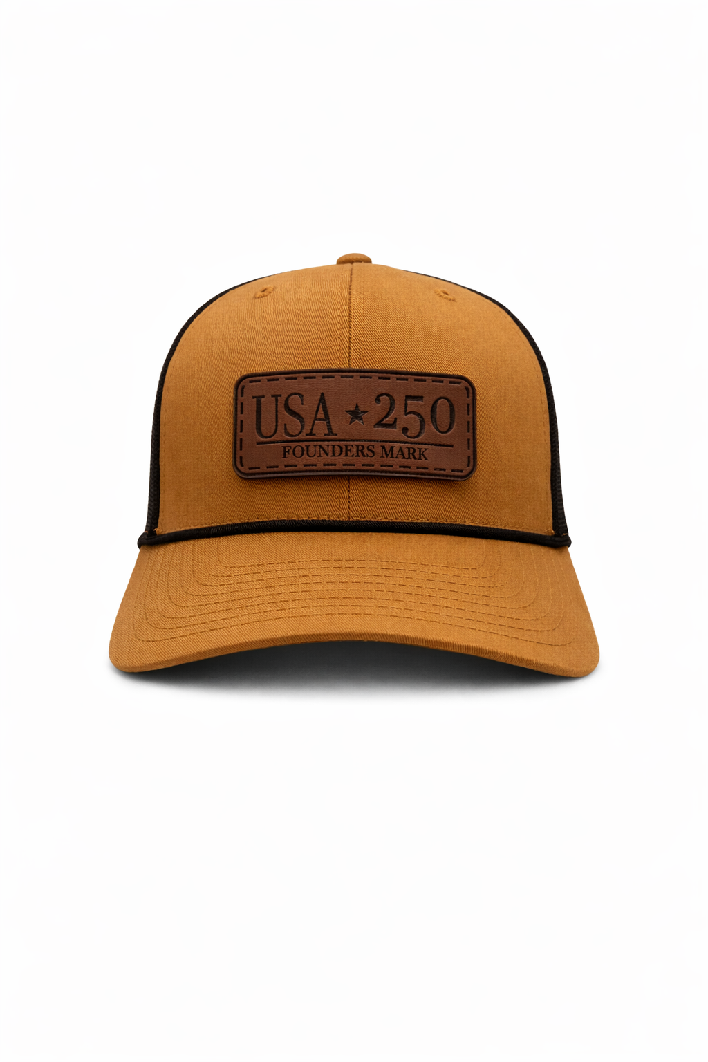 USA 250 – Founders Mark Leather Patch Hat