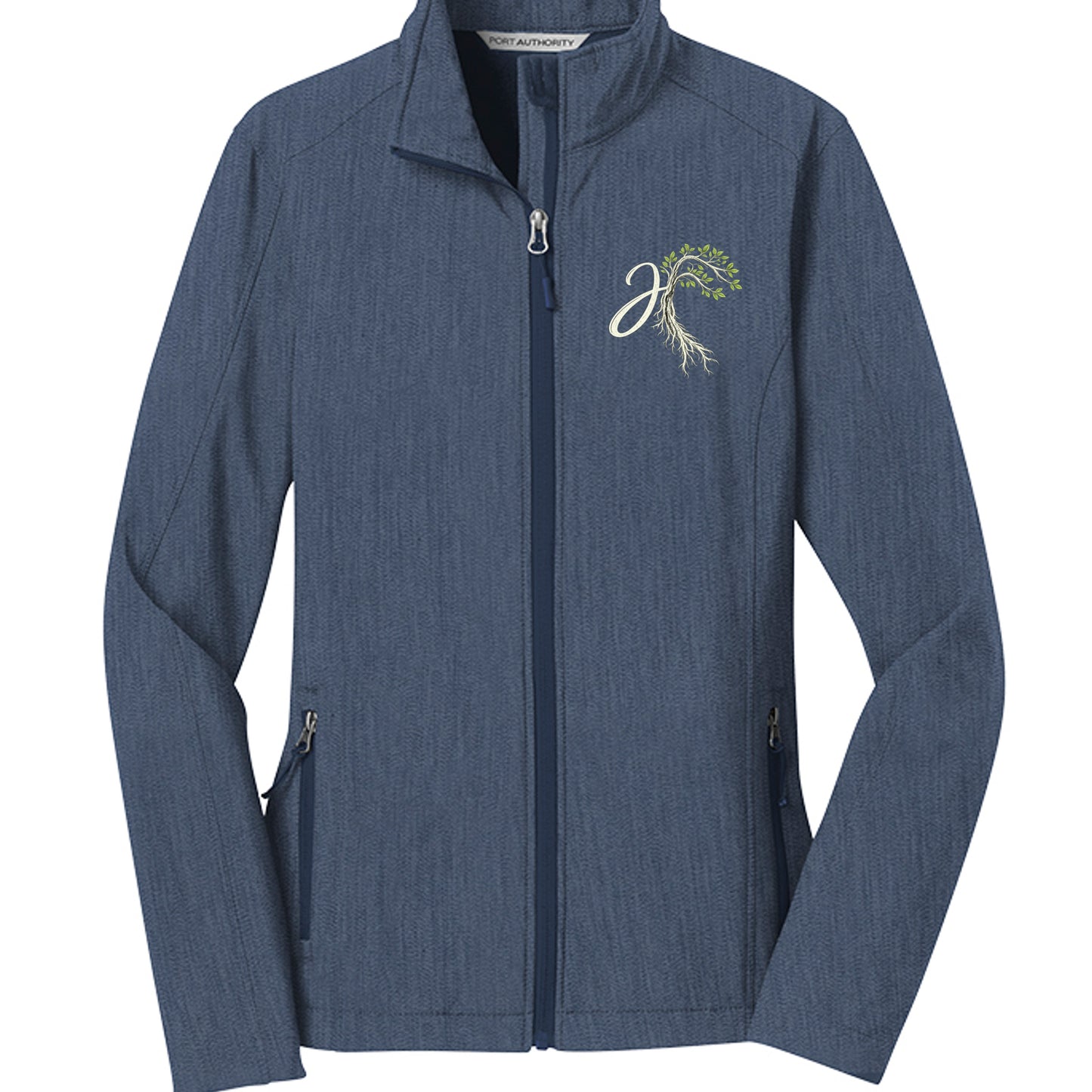 Navy Heather - L317 - FRONT