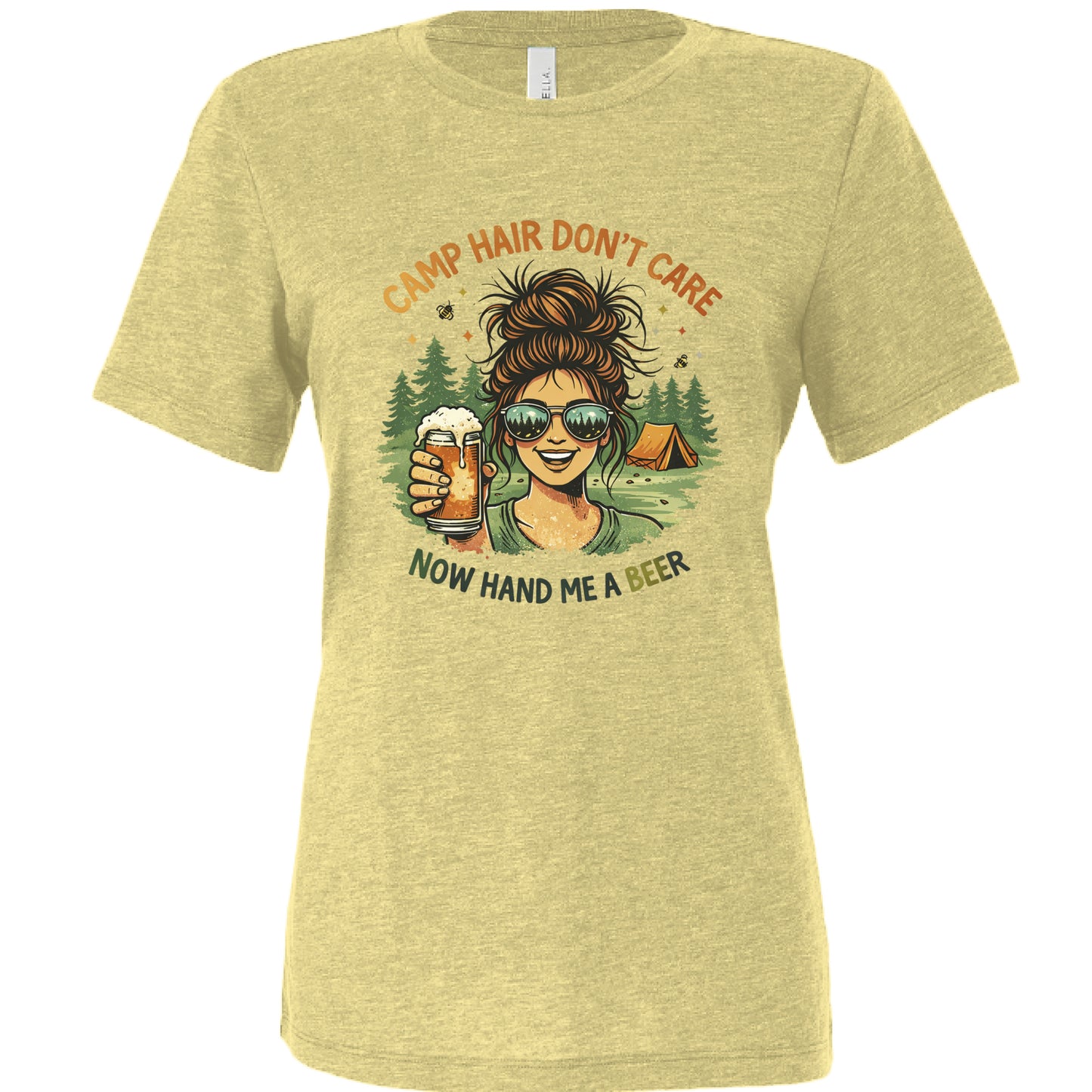 Pale Yellow Triblend - FRONT