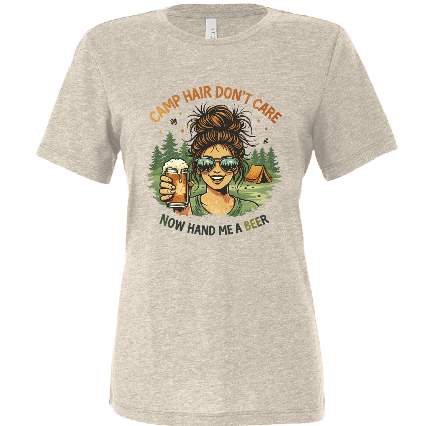 Solid Natural Triblend - FRONT