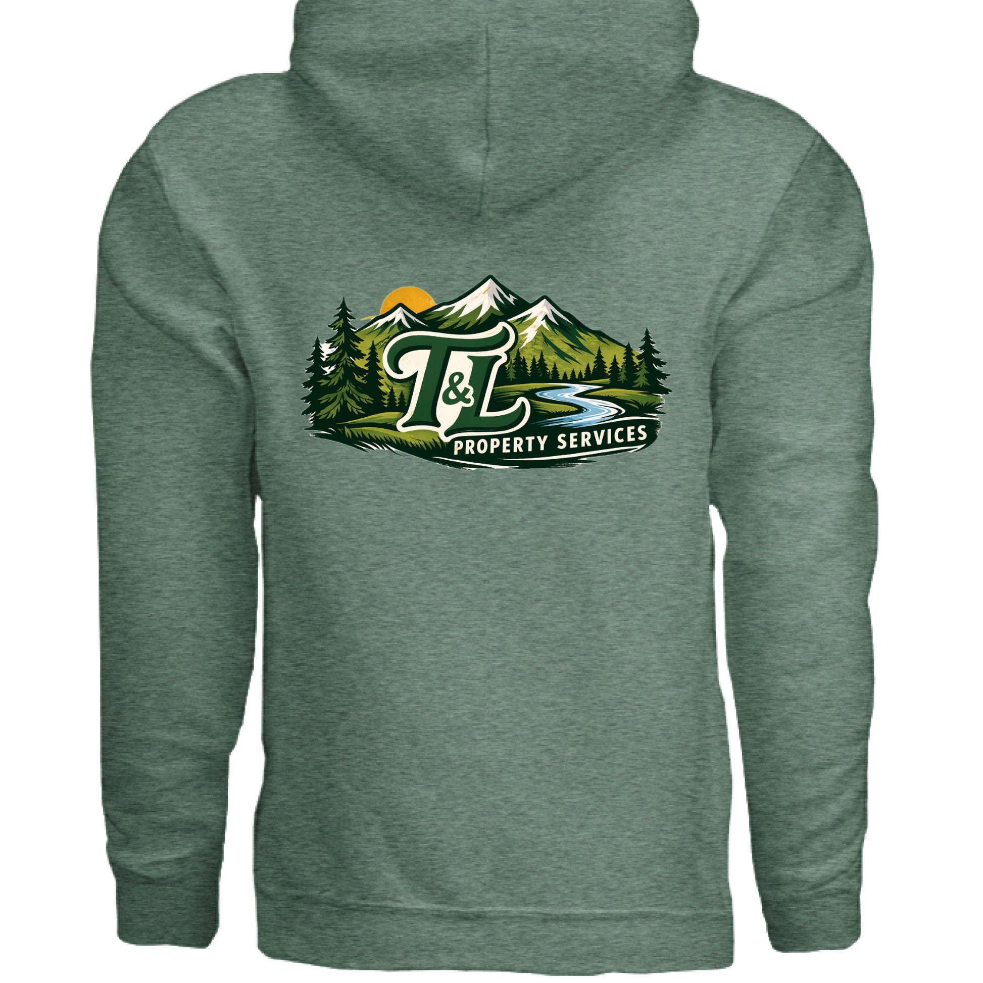 Heather Sport Dark Green - BACK