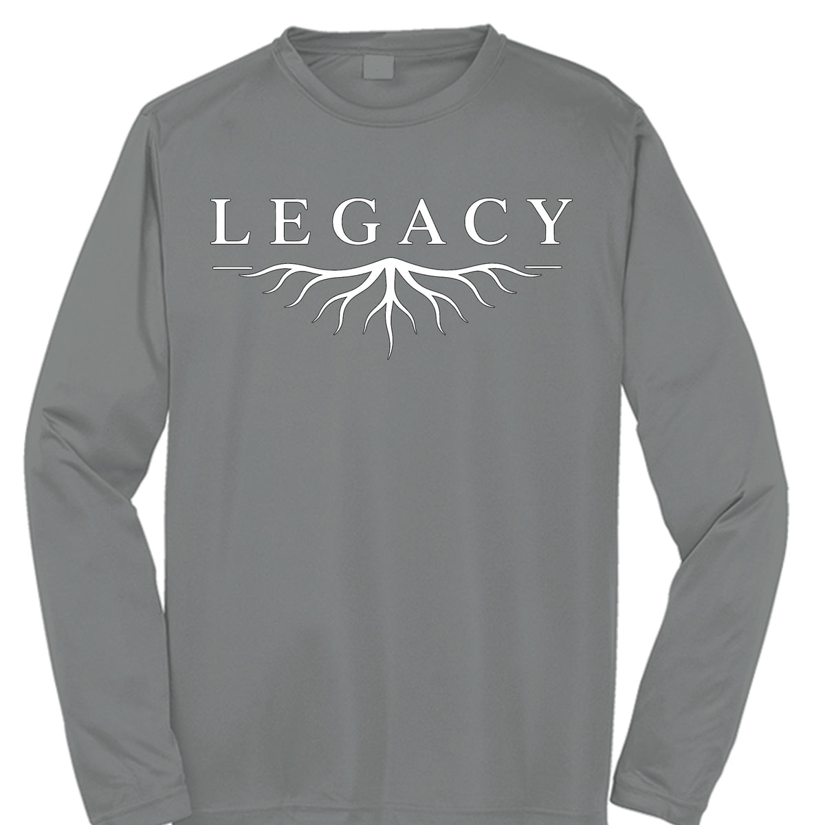 Iron Grey Heather - ST350LS - FRONT