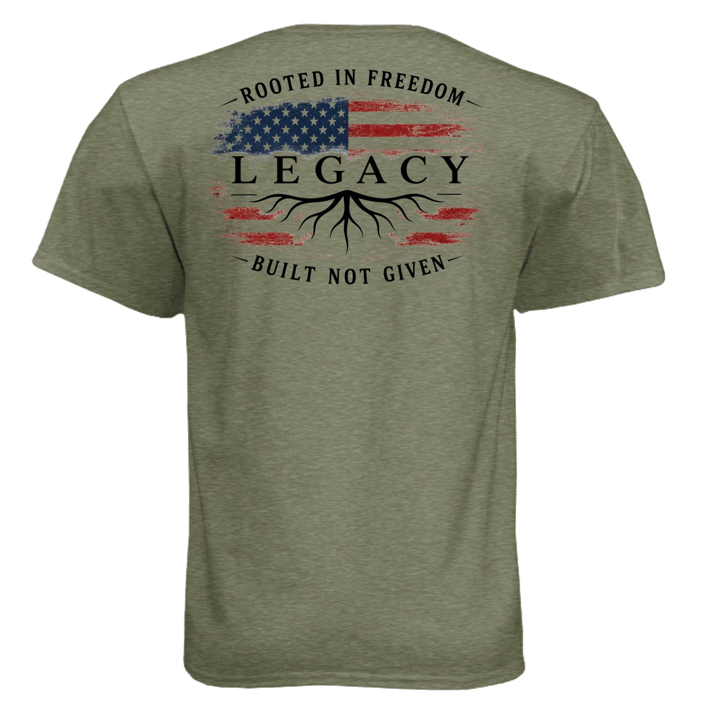 MILITARY GREEN - 6010 - BACK
