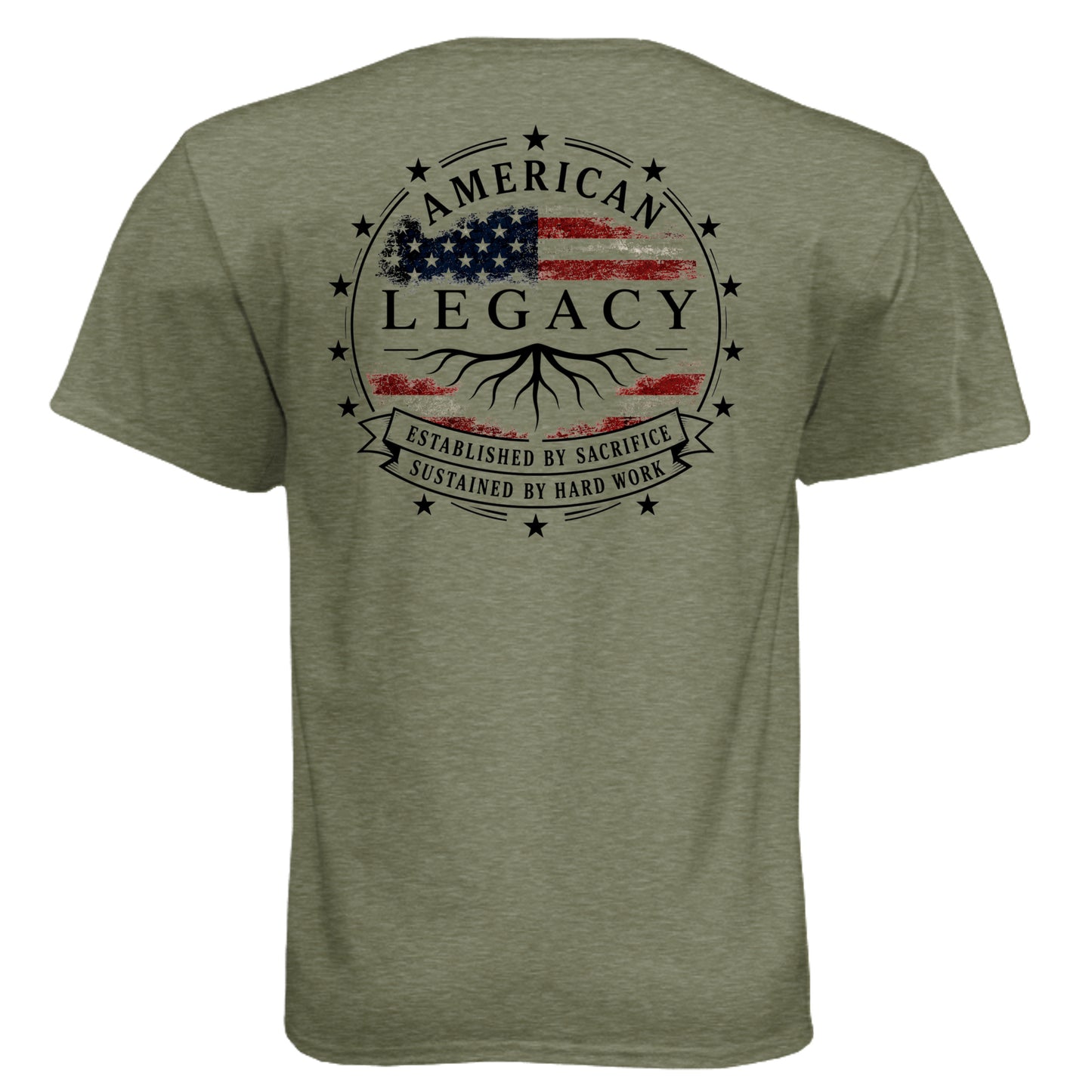 MILITARY GREEN - 6010 - BACK